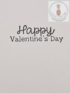 Blended Hearts Valentine Card Greeting