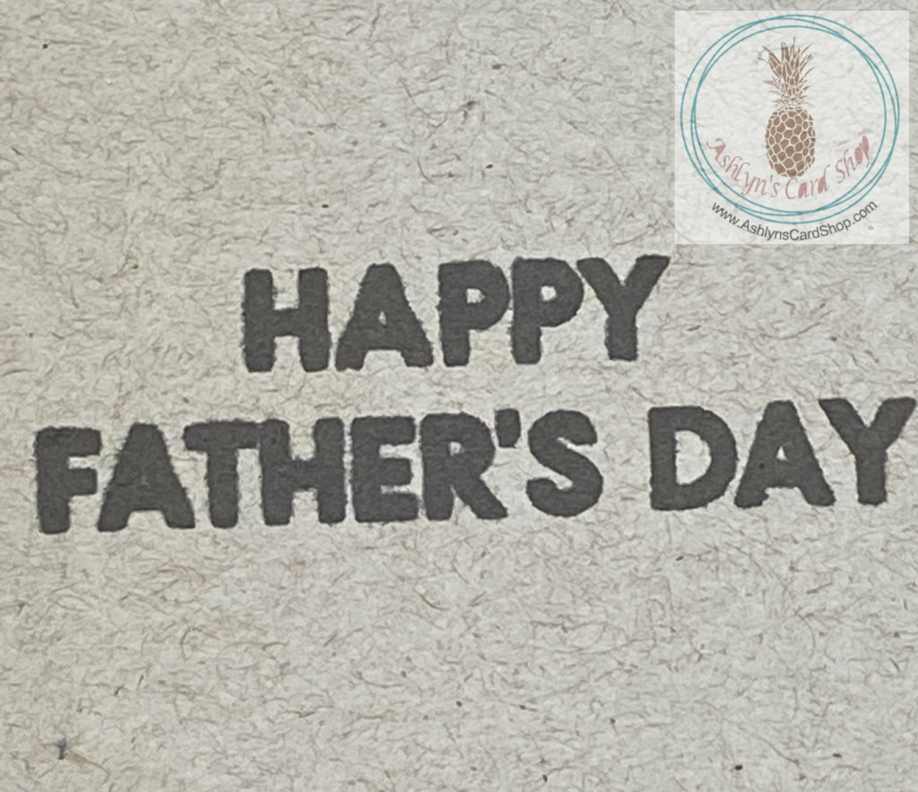 Internal sentiment for Cheers to You Father's Day Card - Happy Father's Day.