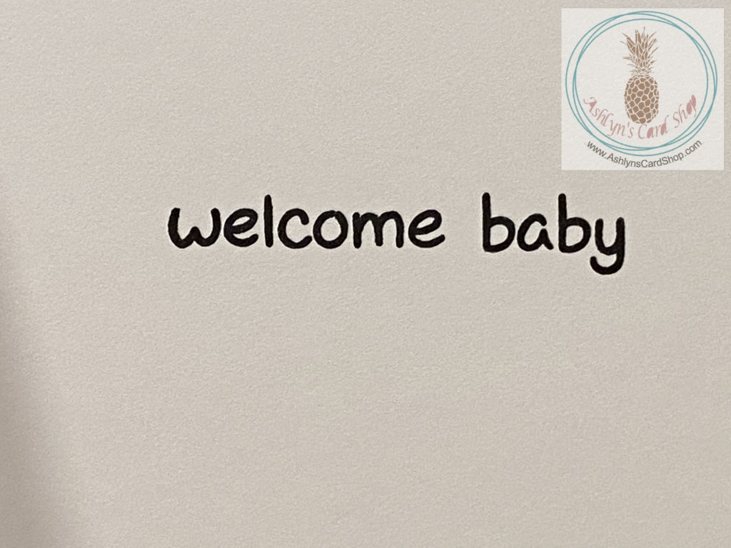 Onesie Baby Card Greeting
