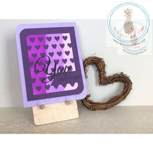 All About You Friendship Cards Purple Greeting Card