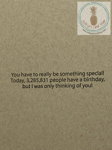 Internal sentiment for the fall floral Autumn Shaker Birthday Card.