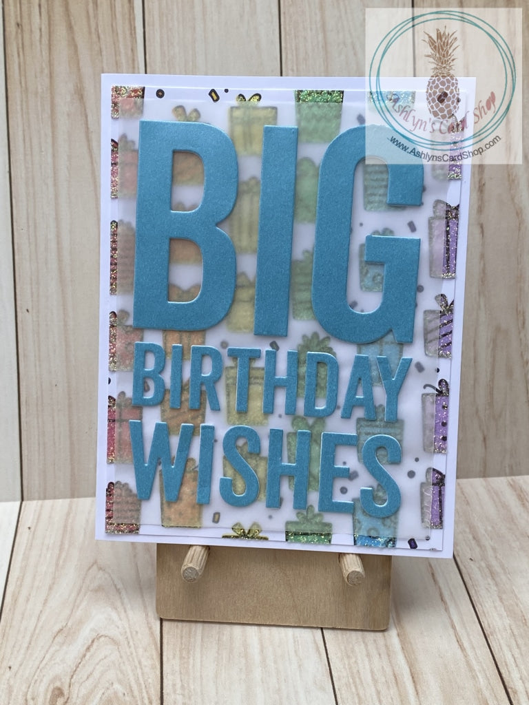 Big Birthday Wishes Glitter Gifts