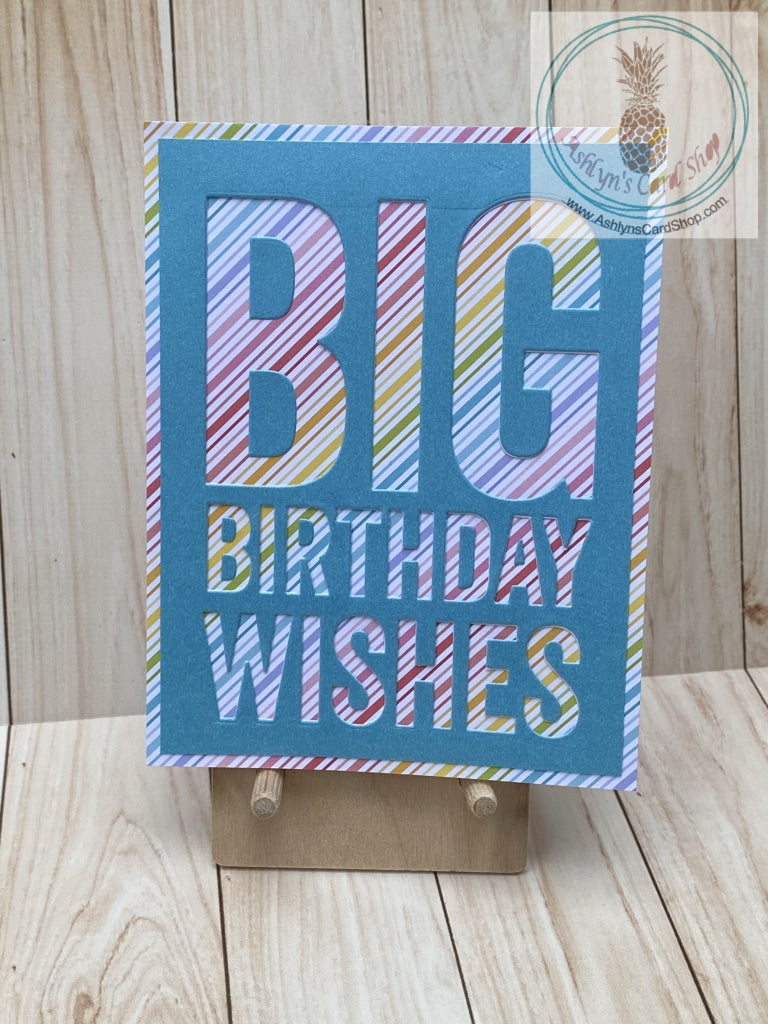 Big Birthday Wishes Rainbow - diagonal