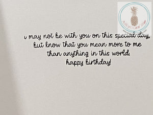 Birthday Balloons Card Greeting