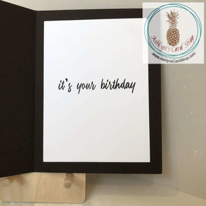 Circle Themed Birthday Card Greeting