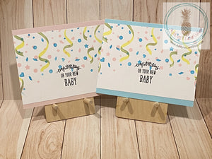 Confetti Baby Card Greeting