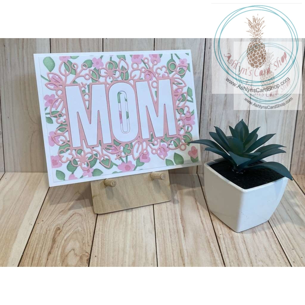 Floral Mom Sentiment Card Greeting Card
