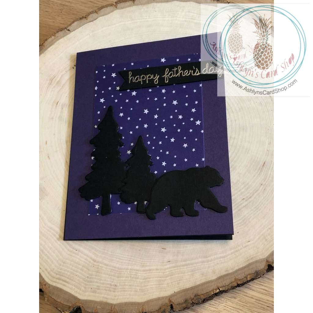 Forest Themed Fathers Day Card Greeting