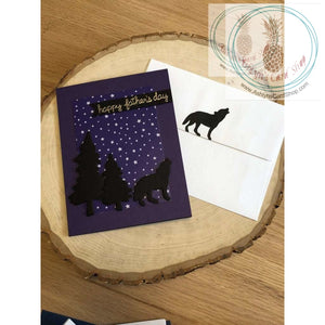 Forest Themed Fathers Day Card Greeting