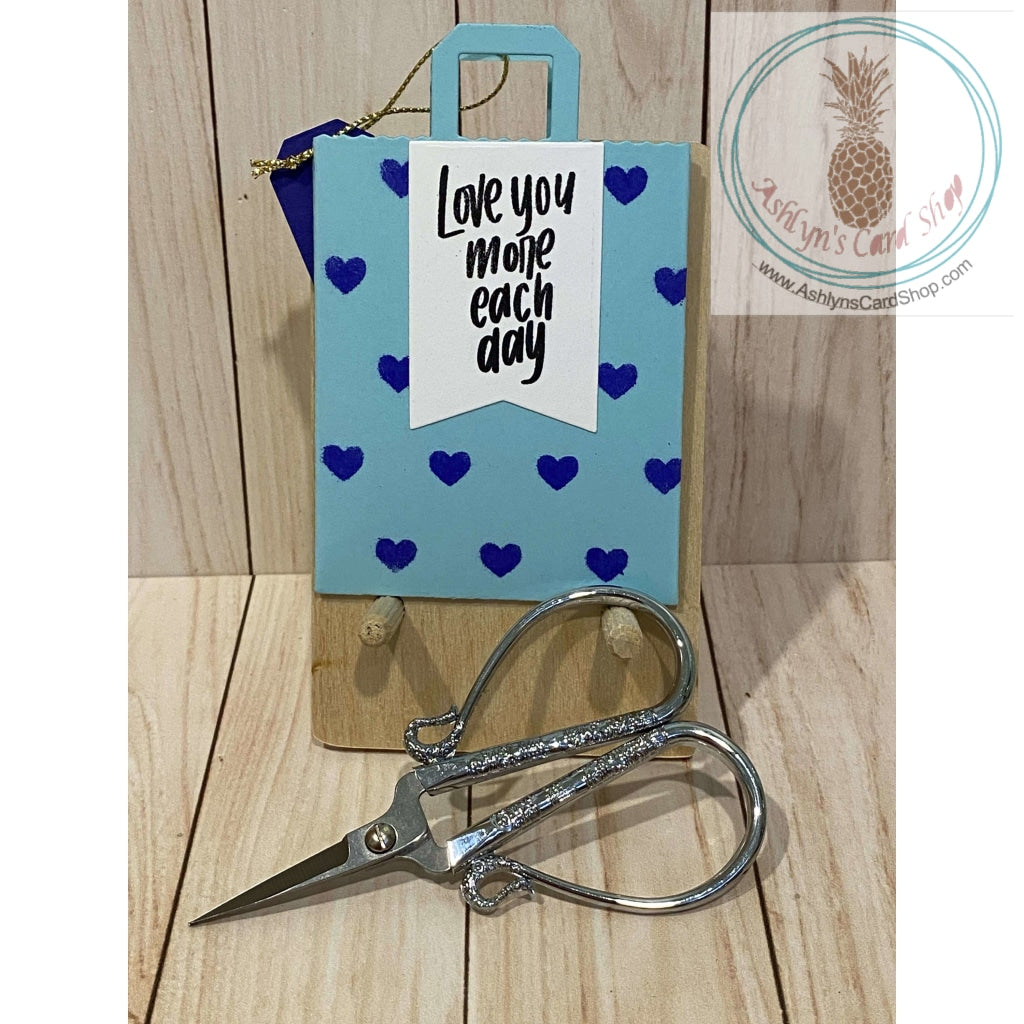 Gift Card Bags Teal Holder