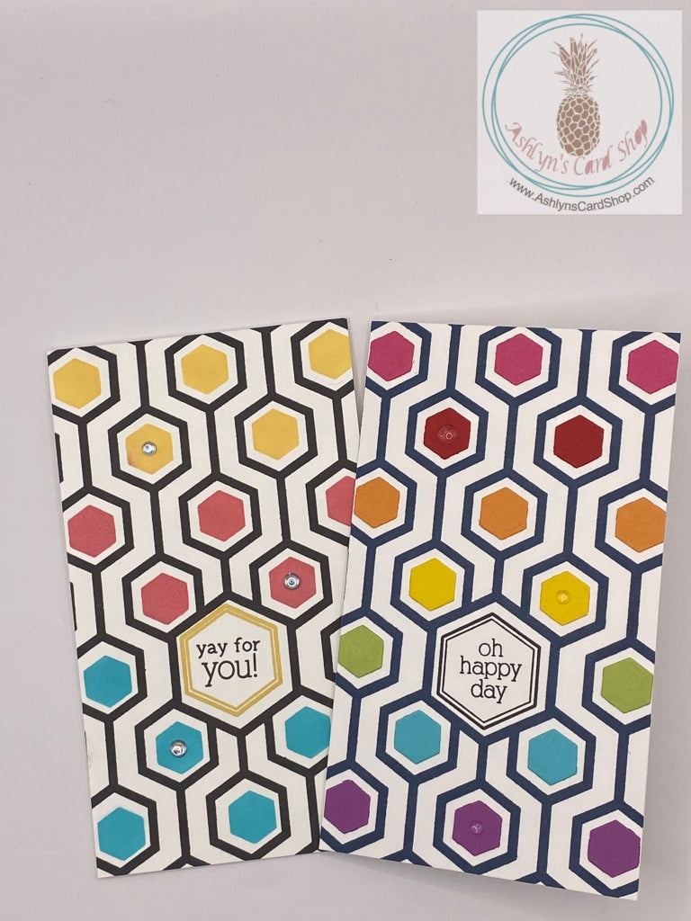Hexagon Birthday Cards