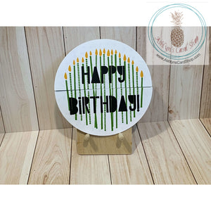 Never-Ending Birthday Card (Interactive) Green Greeting