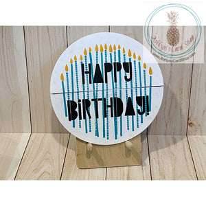 Never-Ending Birthday Card (Interactive) Teal Greeting