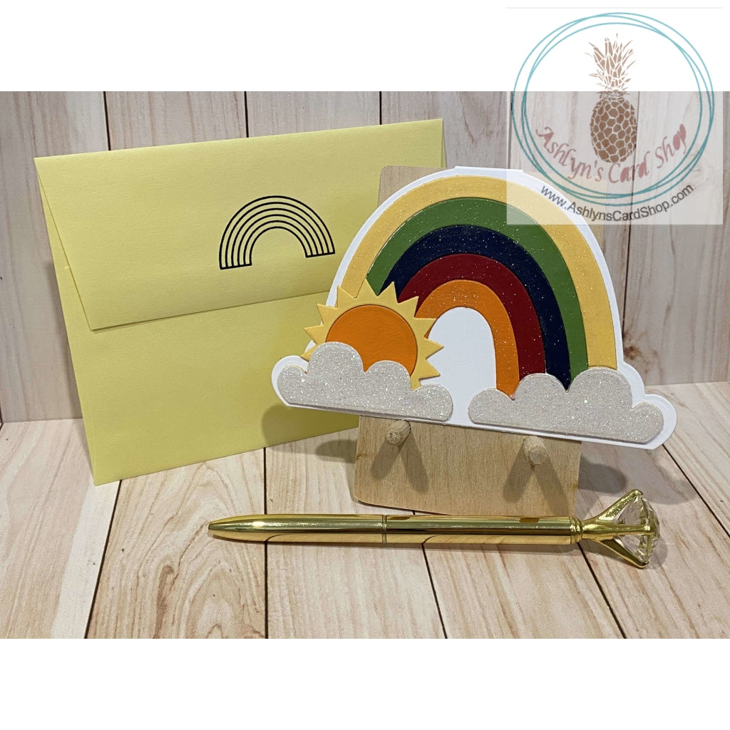Rainbow Shaped Cards Greeting Card
