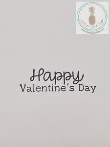 Split Blended Hearts Valentine Greeting Card