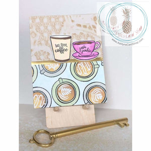 Tea And Coffee Themed Friendship Cards Greeting Card